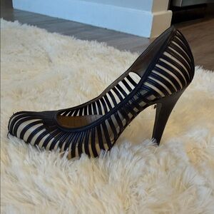 Michael Kors Black Strappy Heels